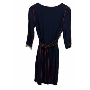 Boden Navy and Red Mini Dress